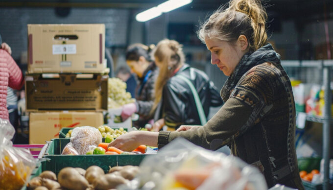 At this food bank, you can get produce, test your blood sugar and get a specialist referral