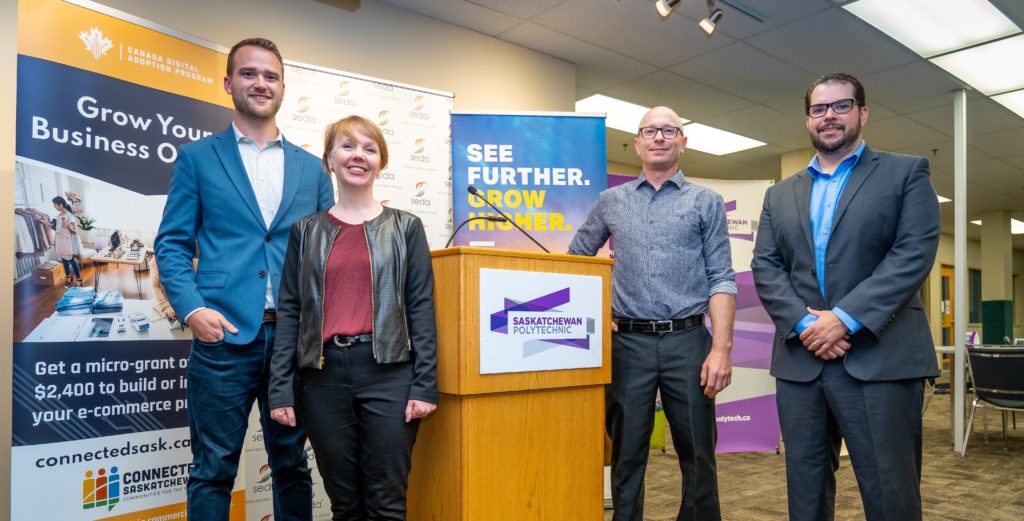 Speakers from the Connected Saskatchewan consortium