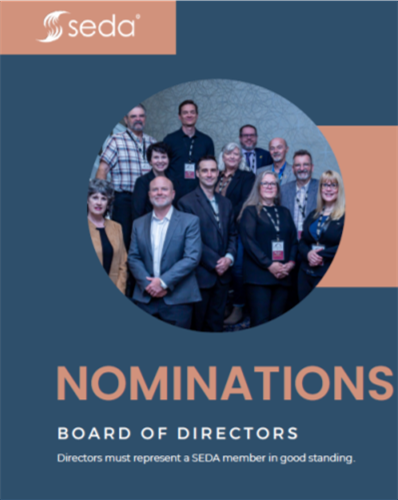 Nominations for SEDA's Board of Directors are now open