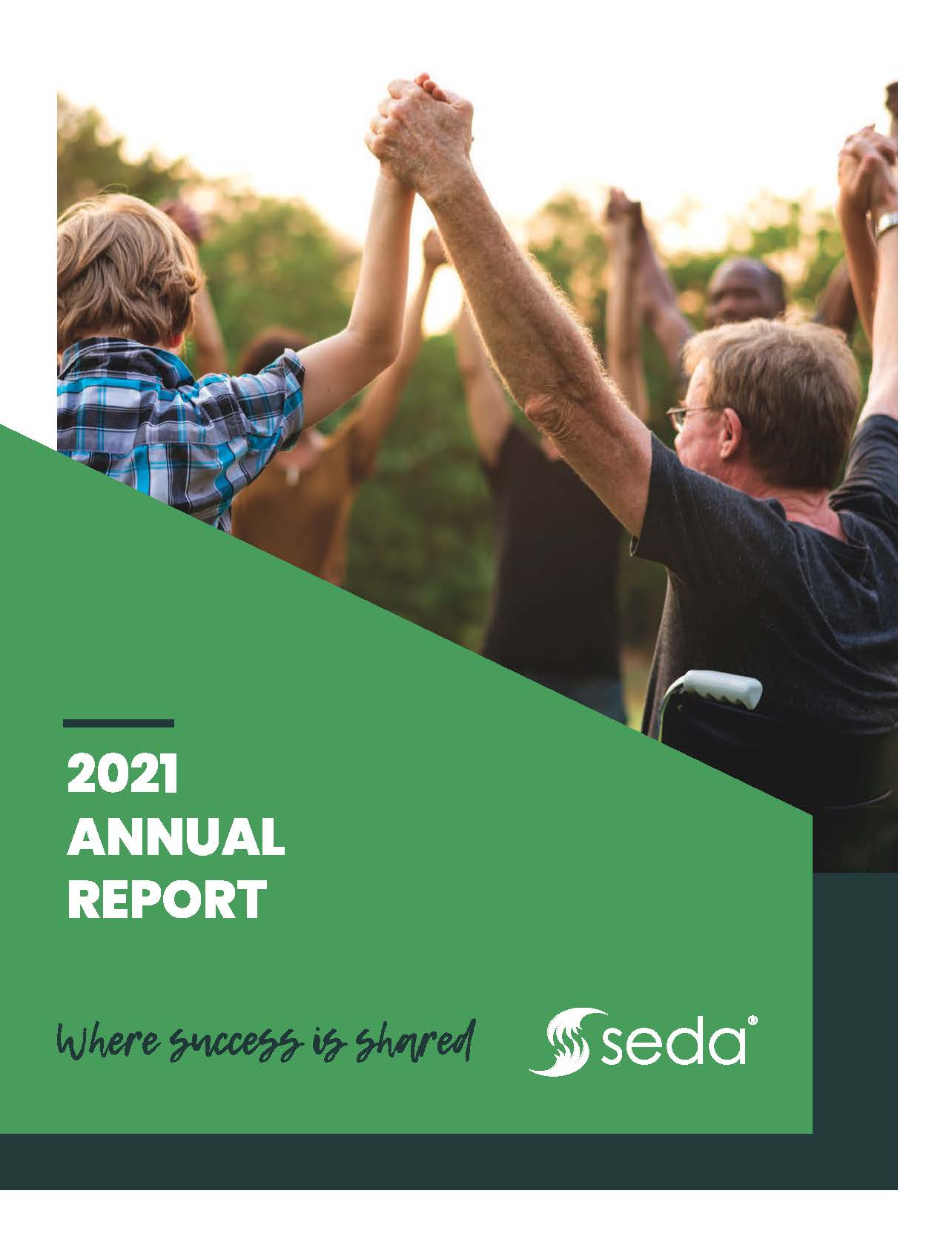 Cover of the 2021 annual report